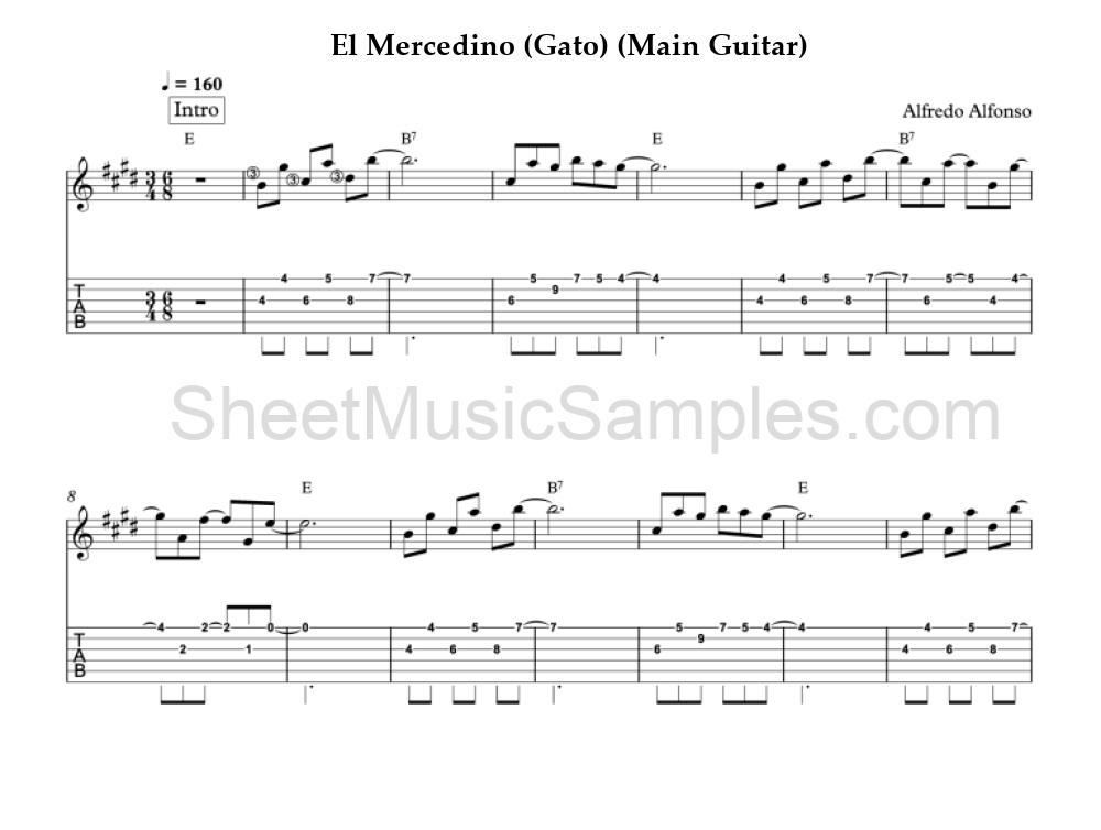 El Mercedino (Gato) (Main Guitar)