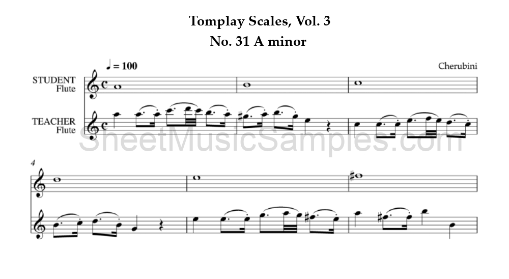 Tomplay Scales, Vol. 3 - No. 31 A minor