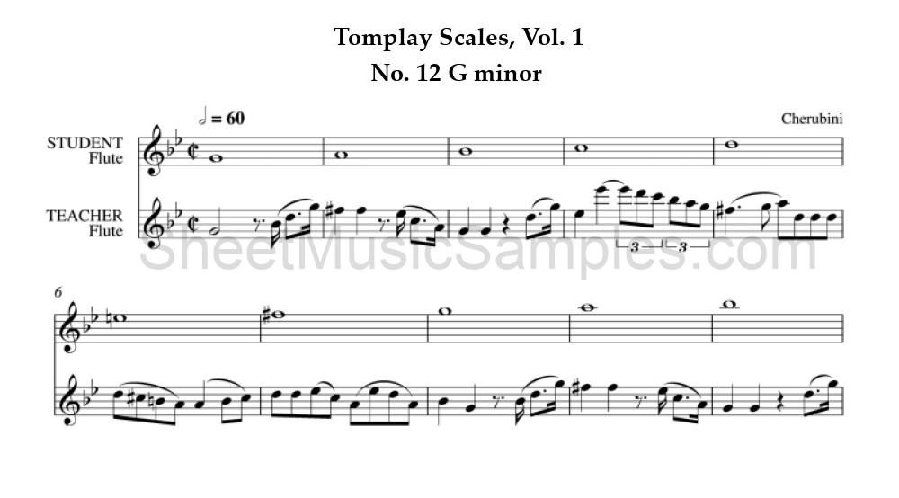 Tomplay Scales, Vol. 1 - No. 12 G minor