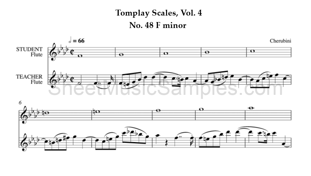 Tomplay Scales, Vol. 4 - No. 48 F minor