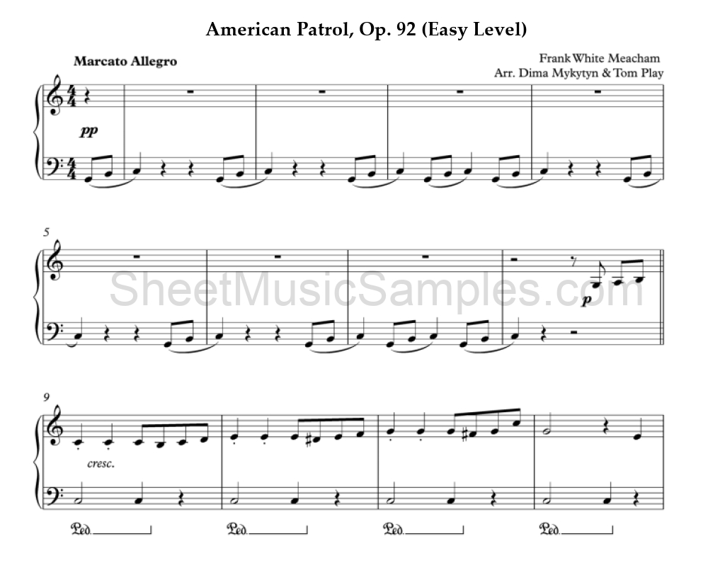 American Patrol, Op. 92 (Easy Level)