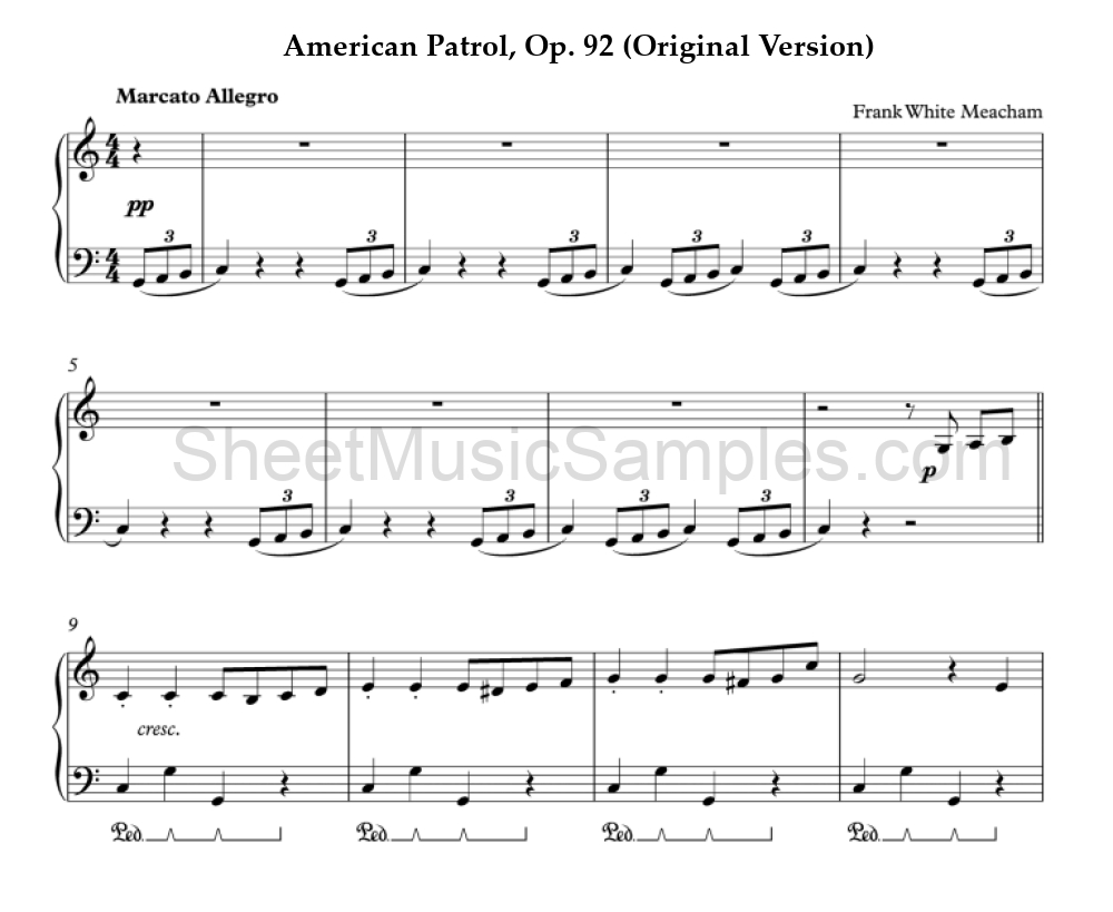 American Patrol, Op. 92 (Original Version)