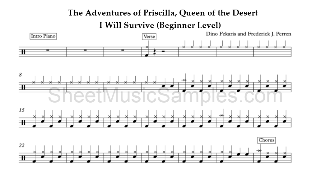 The Adventures of Priscilla, Queen of the Desert - I Will Survive (Beginner Level)