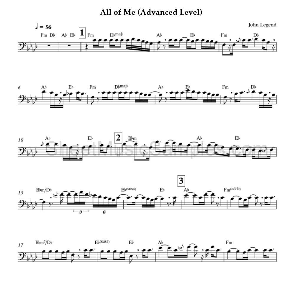 All of Me (Advanced Level)