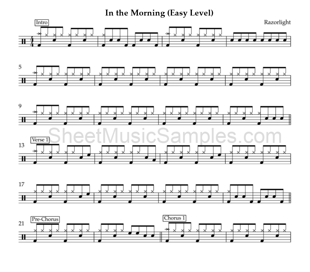 In the Morning (Easy Level)