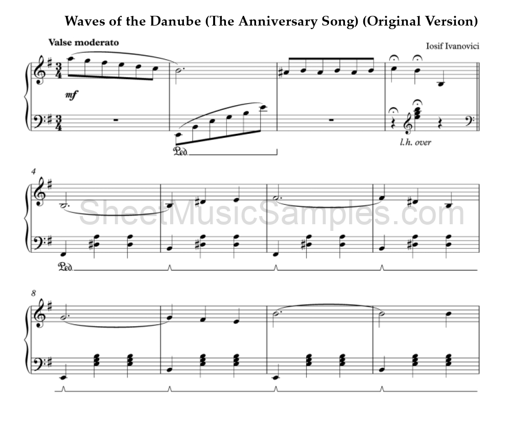 Waves of the Danube (The Anniversary Song) (Original Version)