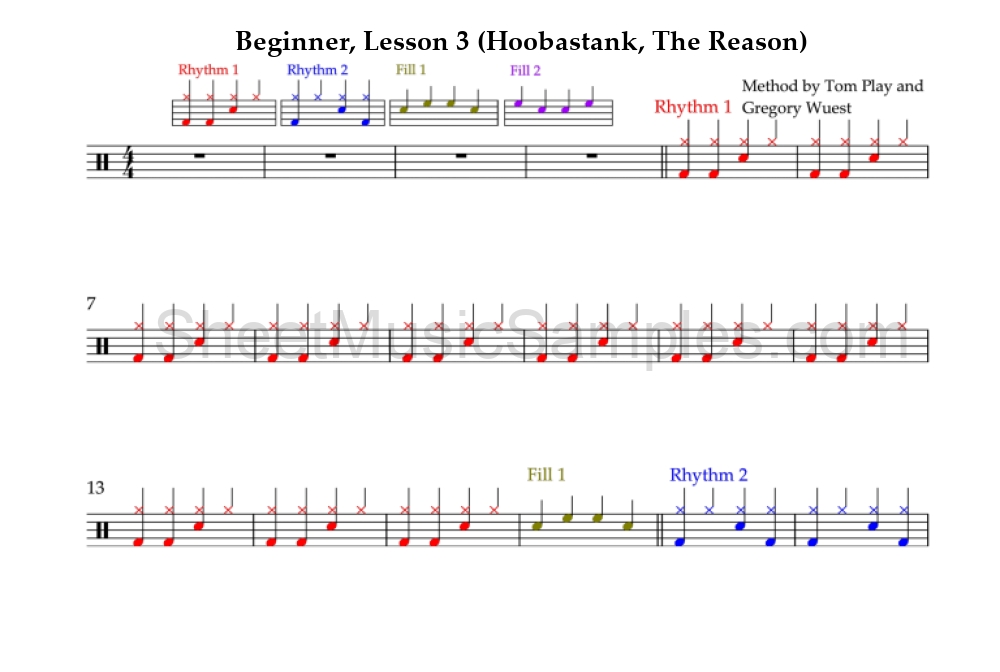 Beginner, Lesson 3 (Hoobastank, The Reason)