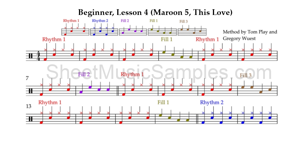 Beginner, Lesson 4 (Maroon 5, This Love)