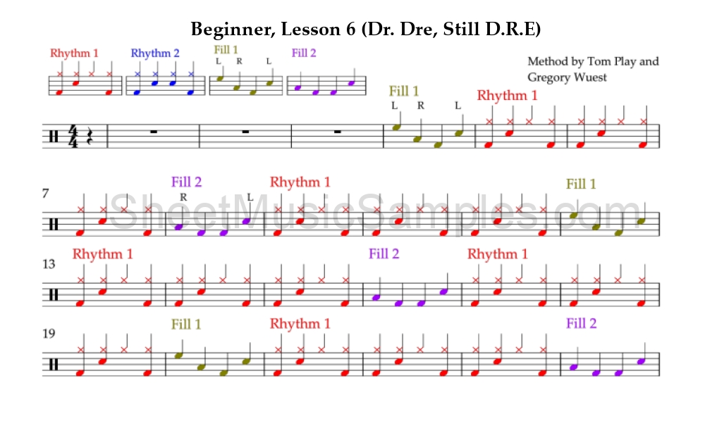 Beginner, Lesson 6 (Dr. Dre, Still D.R.E)