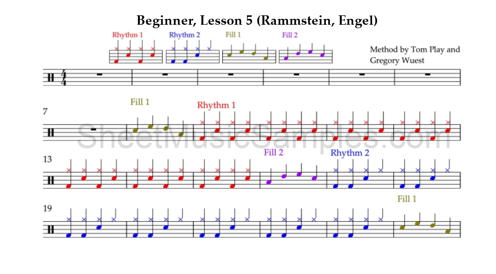 Beginner, Lesson 5 (Rammstein, Engel)