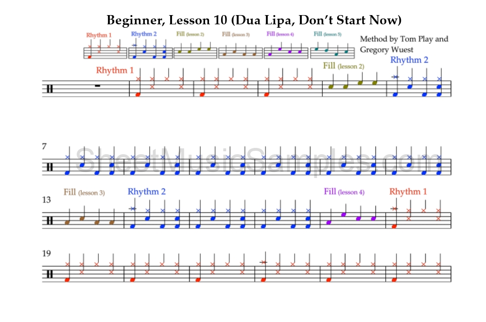 Beginner, Lesson 10 (Dua Lipa, Don’t Start Now)