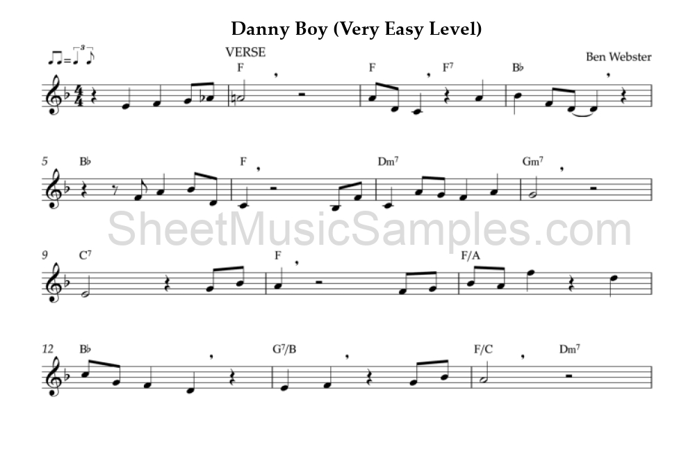 Danny Boy (Very Easy Level)