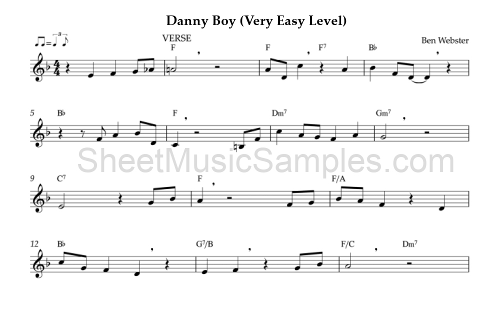 Danny Boy (Very Easy Level)