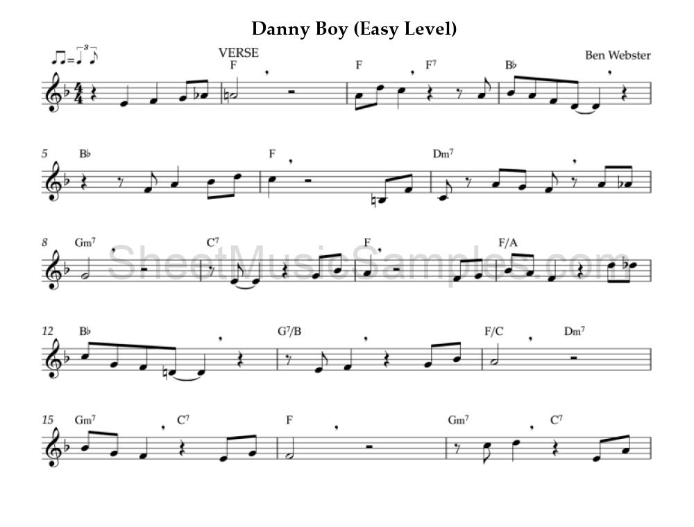 Danny Boy (Easy Level)