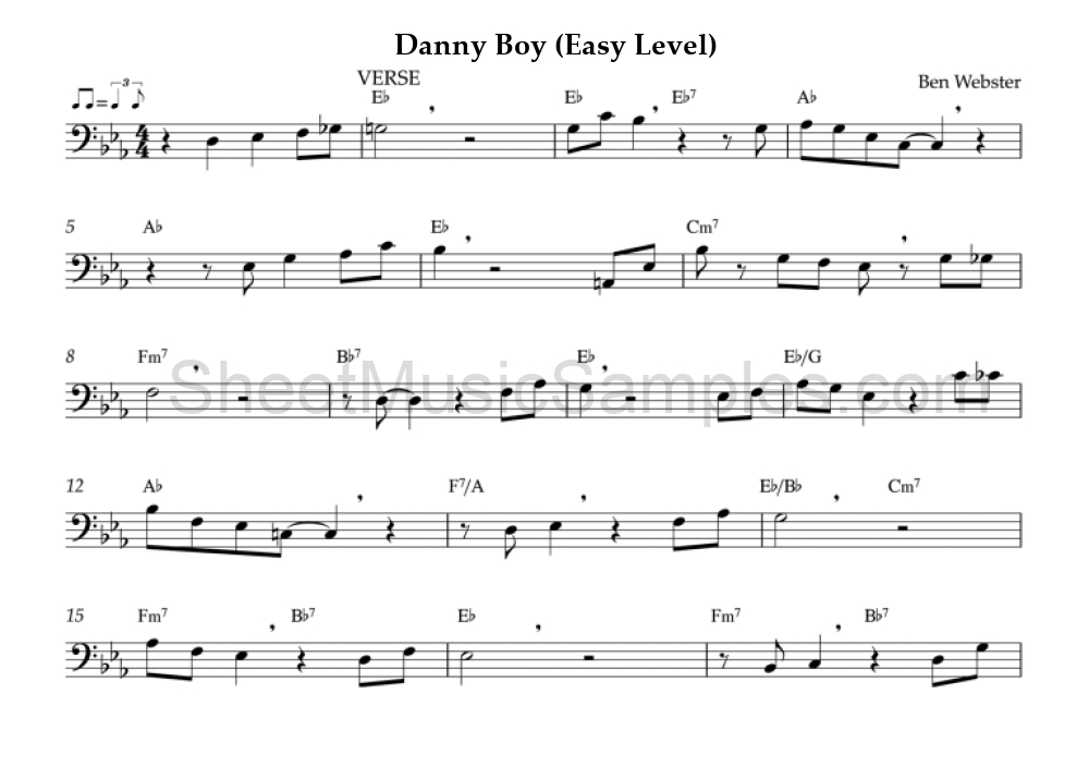 Danny Boy (Easy Level)