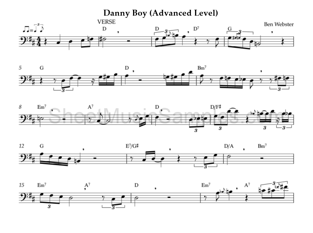 Danny Boy (Advanced Level)