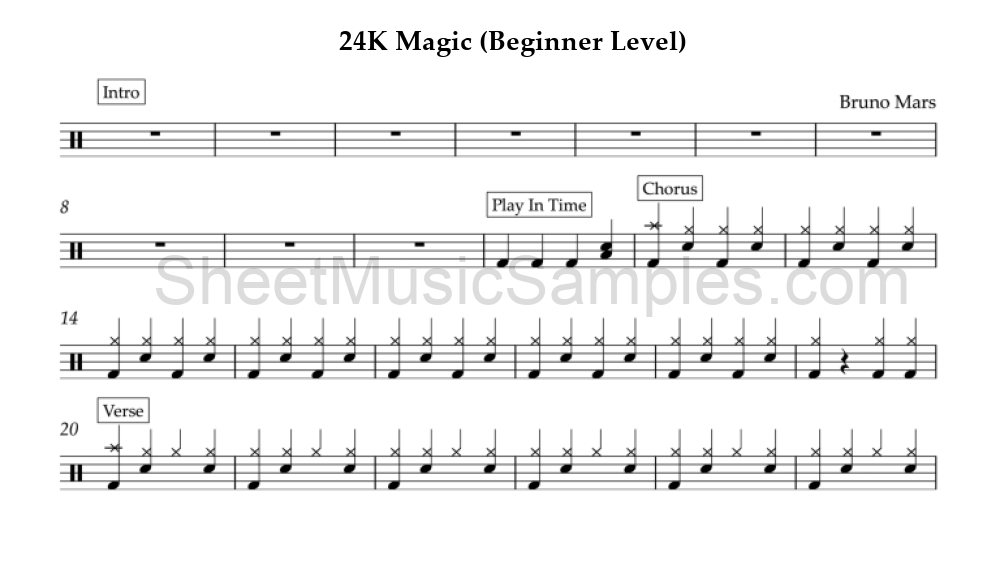 24K Magic (Beginner Level)