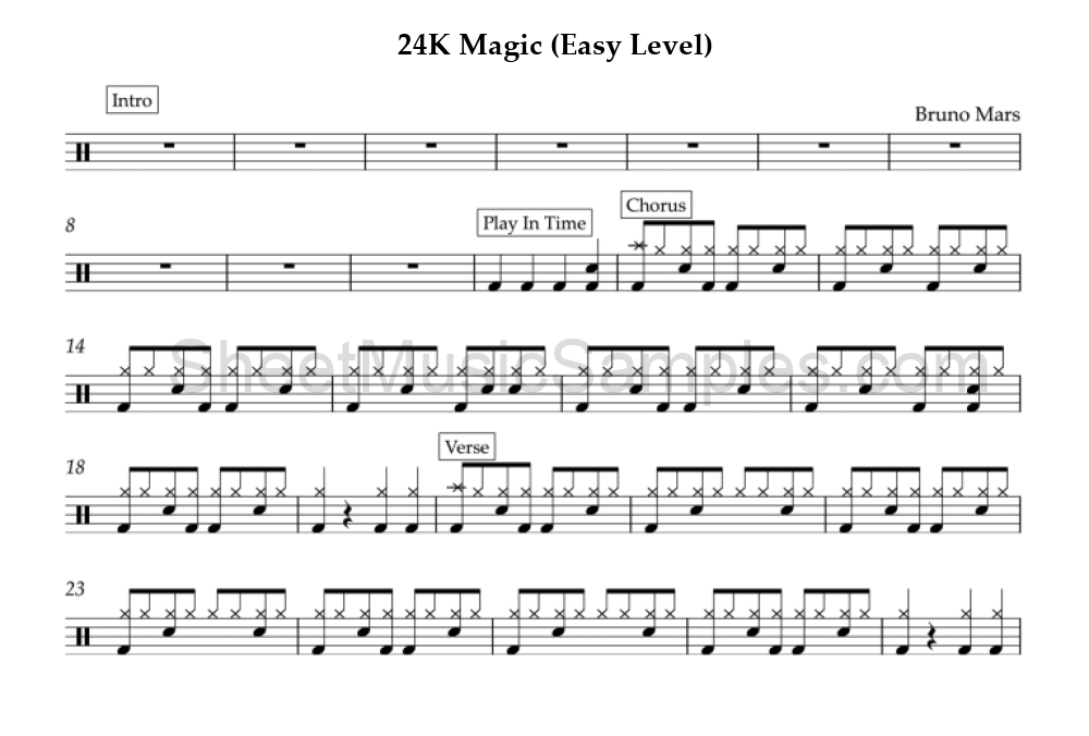 24K Magic (Easy Level)