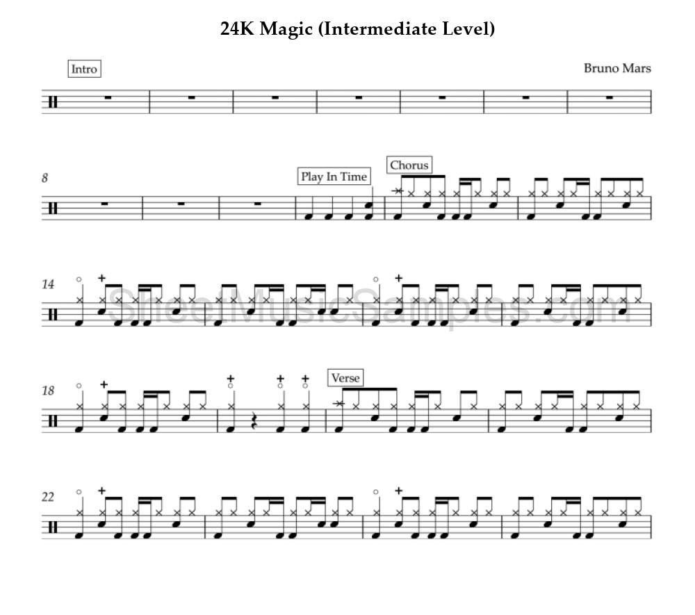 24K Magic (Intermediate Level)