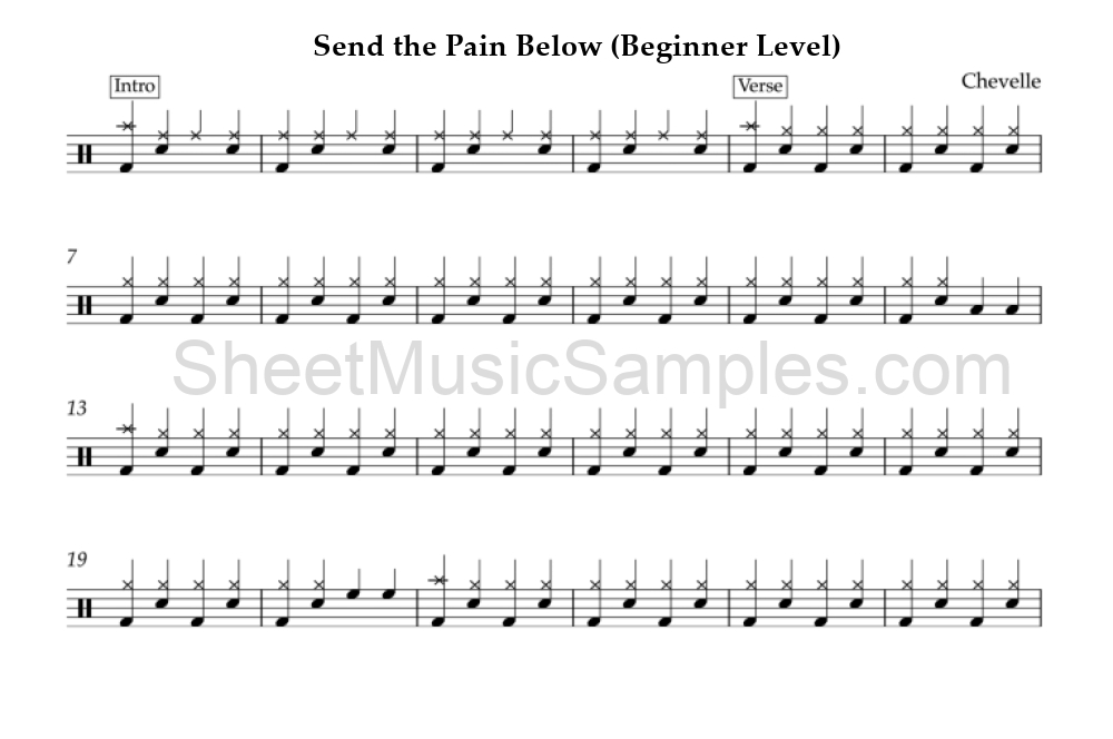 Send the Pain Below (Beginner Level)