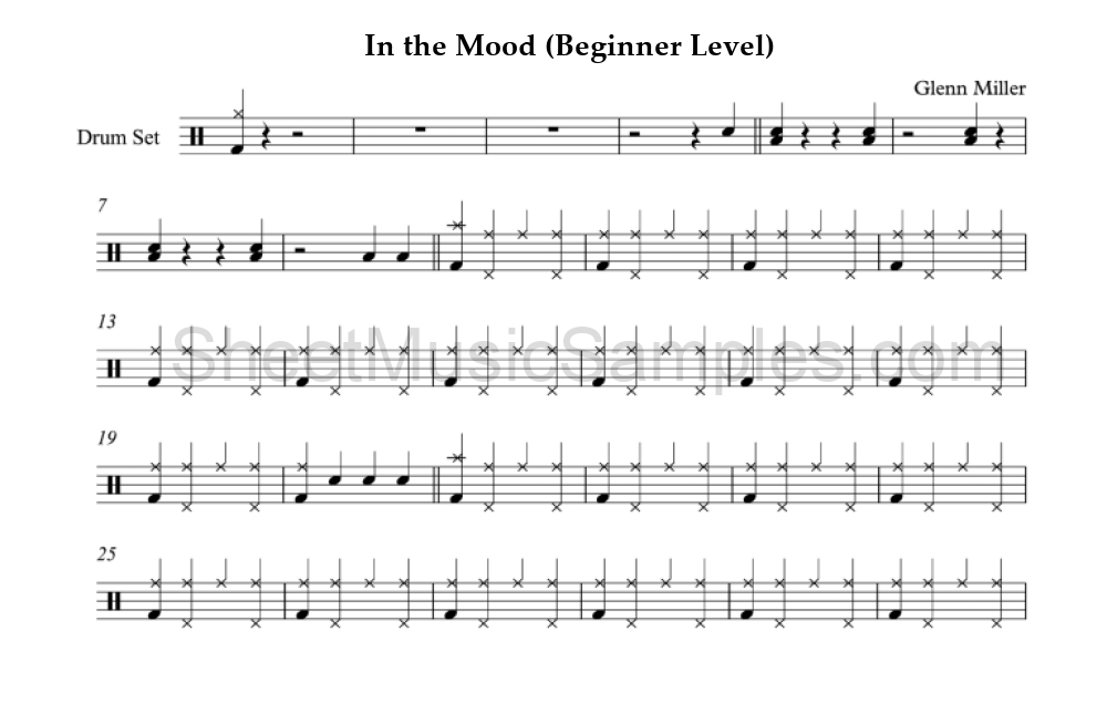 In the Mood (Beginner Level)