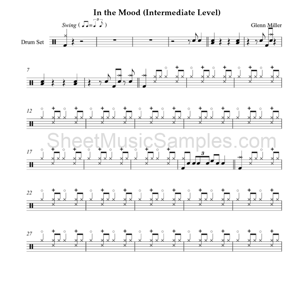 In the Mood (Intermediate Level)