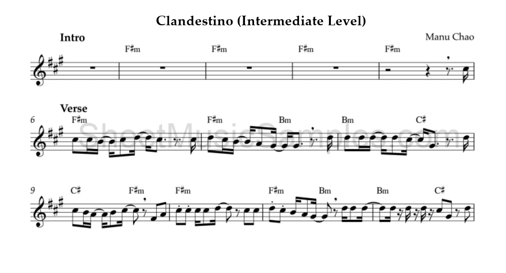 Clandestino (Intermediate Level)