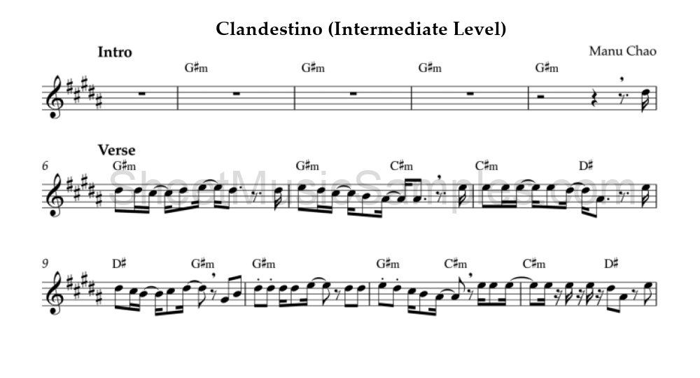 Clandestino (Intermediate Level)