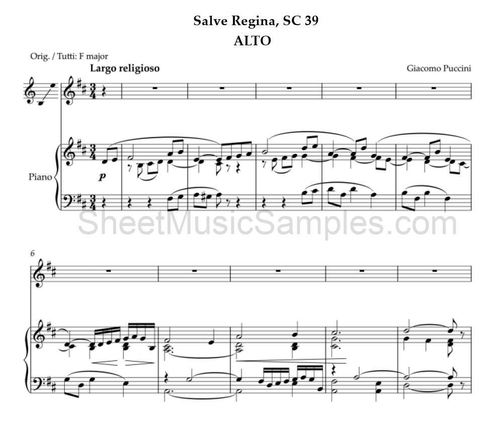 Salve Regina, SC 39 - ALTO