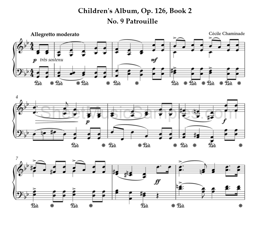 Children's Album, Op. 126, Book 2 - No. 9 Patrouille