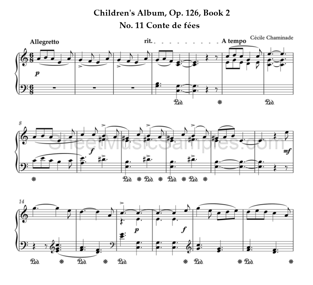 Children's Album, Op. 126, Book 2 - No. 11 Conte de fées