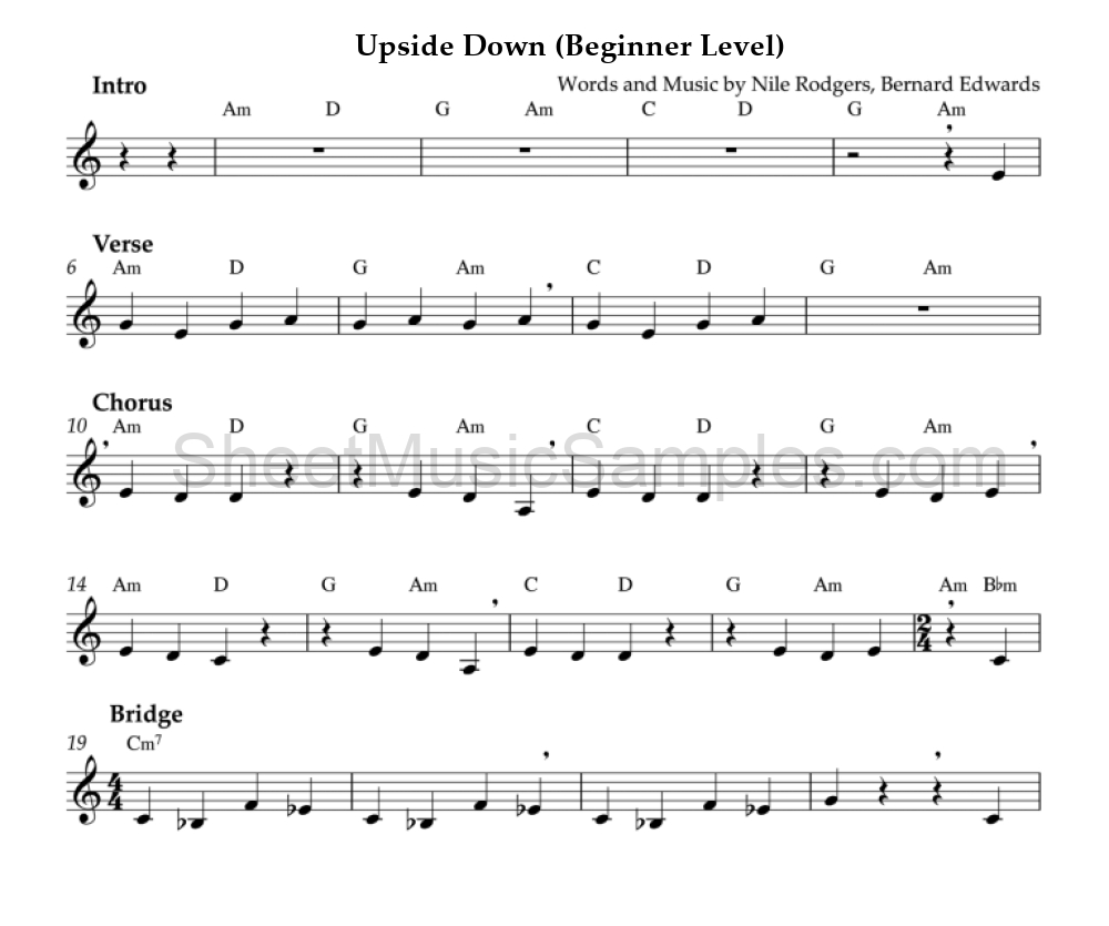 Upside Down (Beginner Level)