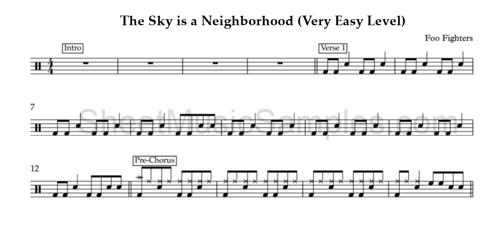 The Sky is a Neighborhood (Very Easy Level)