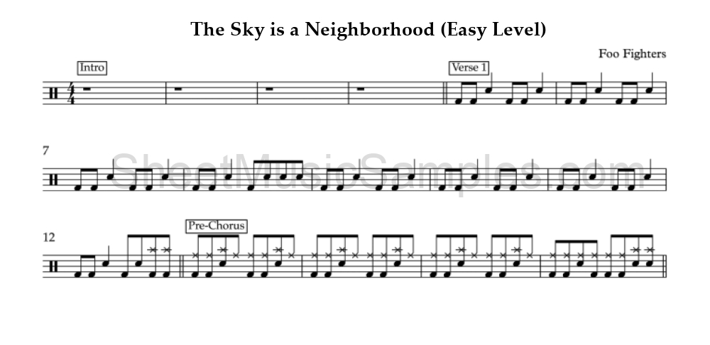 The Sky is a Neighborhood (Easy Level)