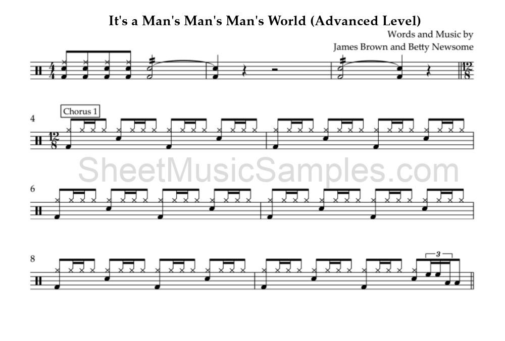 It's a Man's Man's Man's World (Advanced Level)