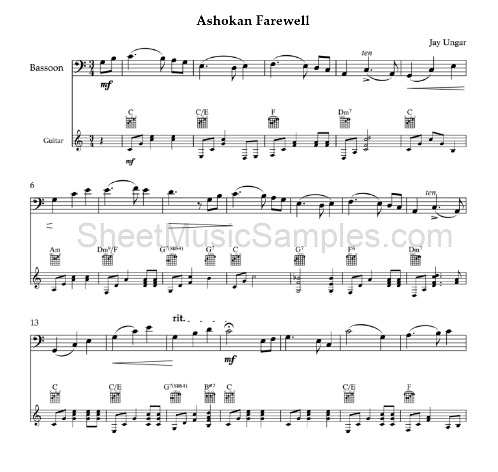 Ashokan Farewell