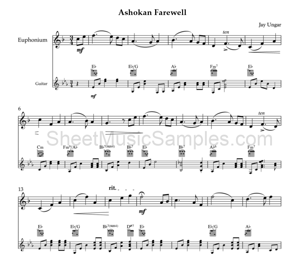 Ashokan Farewell