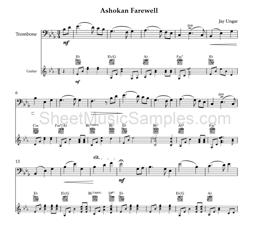 Ashokan Farewell