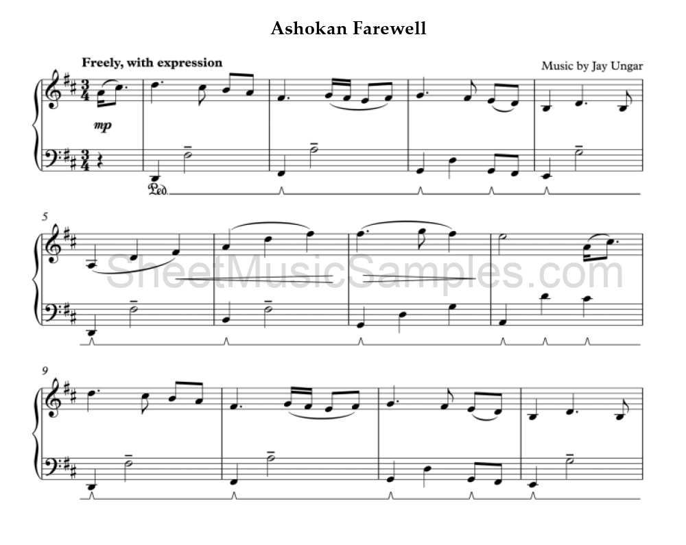 Ashokan Farewell