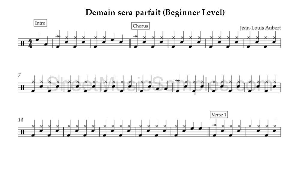 Demain sera parfait (Beginner Level)