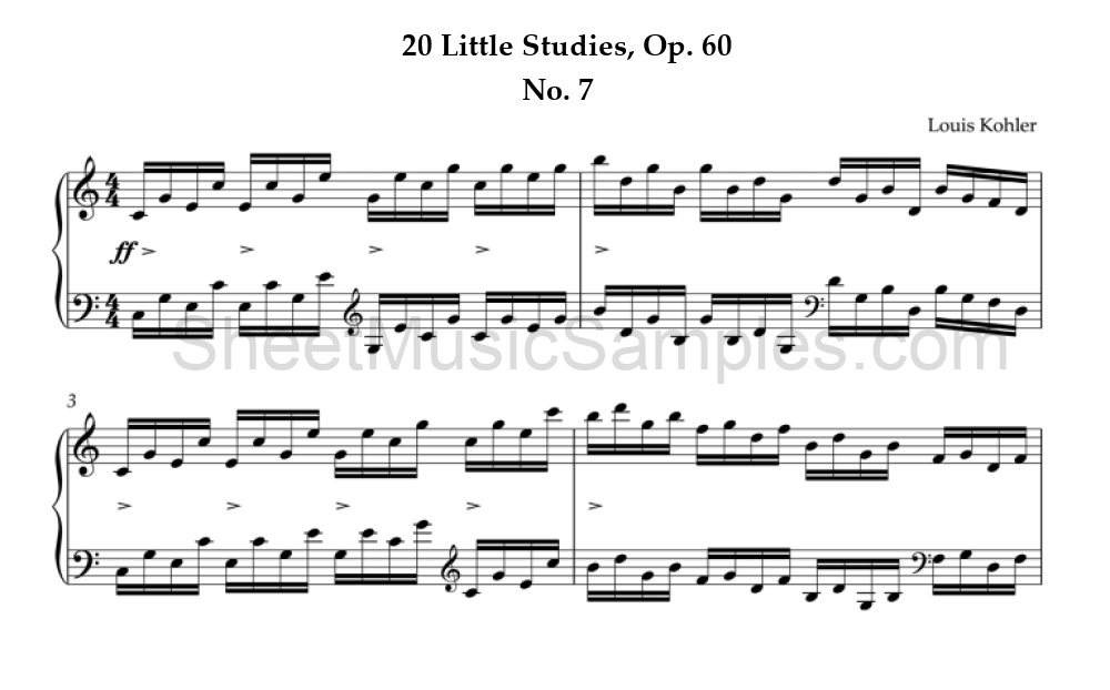 20 Little Studies, Op. 60 - No. 7