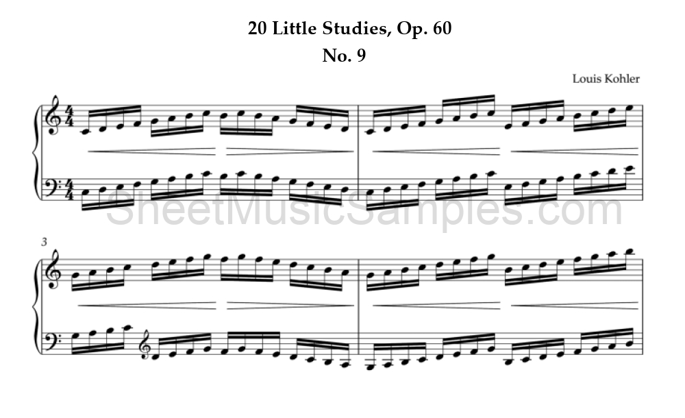 20 Little Studies, Op. 60 - No. 9