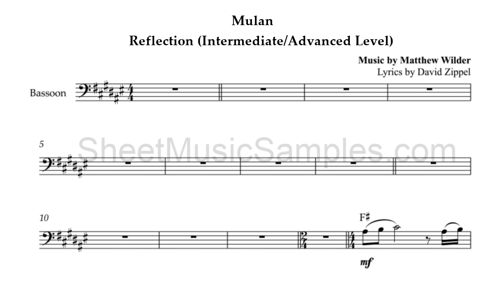 Mulan - Reflection (Intermediate/Advanced Level)