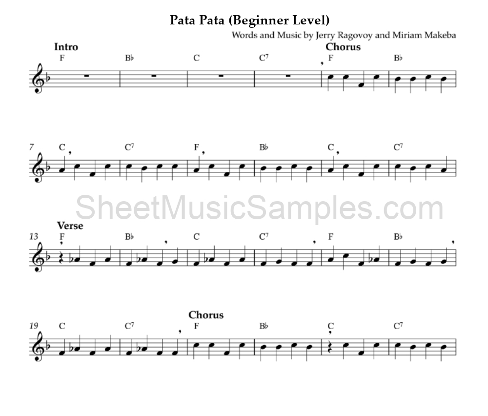 Pata Pata (Beginner Level)