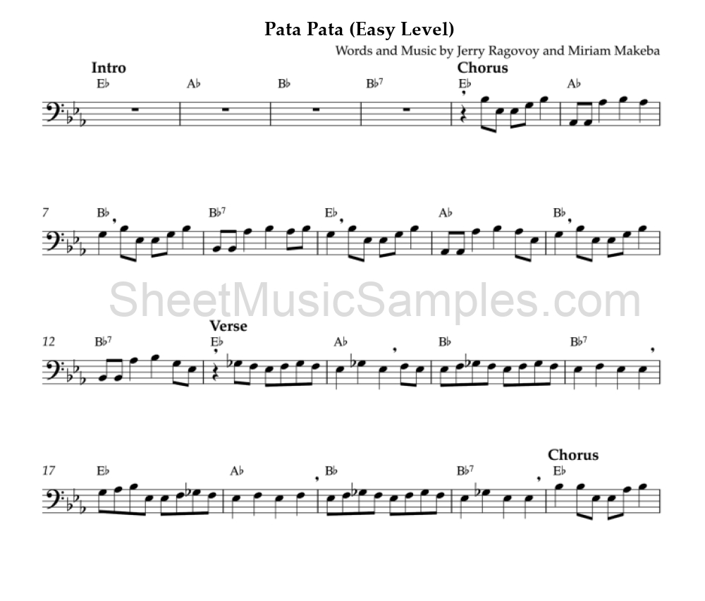 Pata Pata (Easy Level)