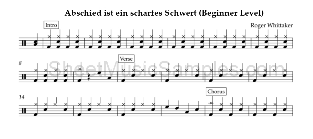 Abschied ist ein scharfes Schwert (Beginner Level)