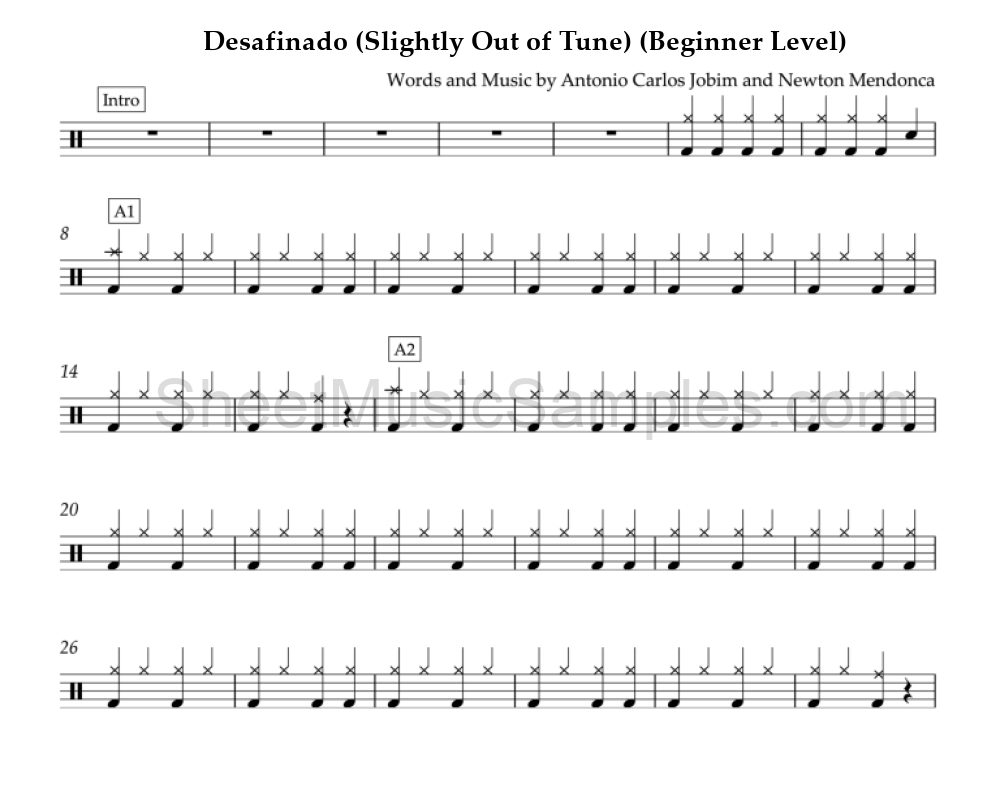 Desafinado (Slightly Out of Tune) (Beginner Level)