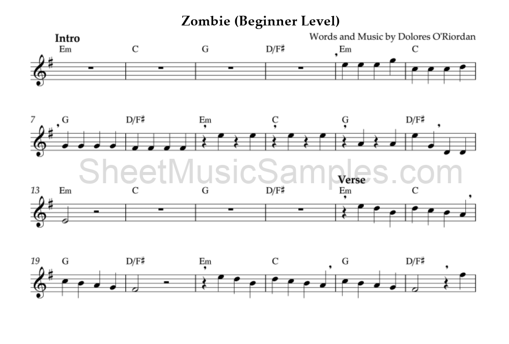 Zombie (Beginner Level)