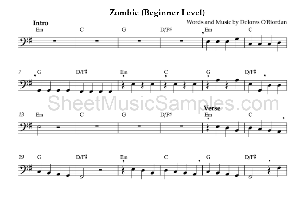 Zombie (Beginner Level)