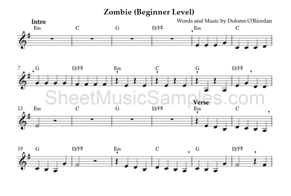 Zombie (Beginner Level)